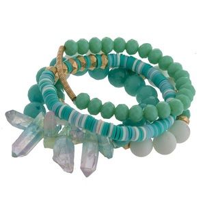 All natural stone bracelet